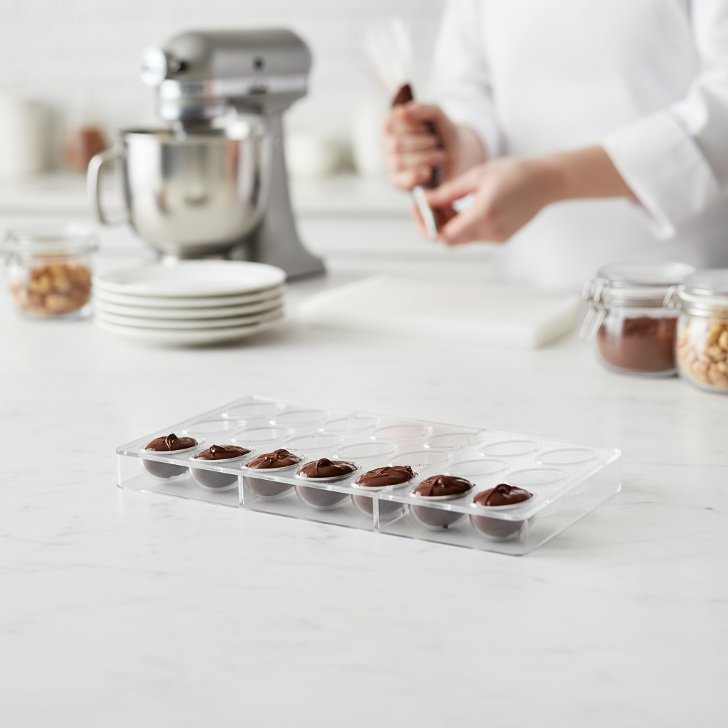 Tritan Tear Praline Mould for Baking & Pastry (Pack of 21)