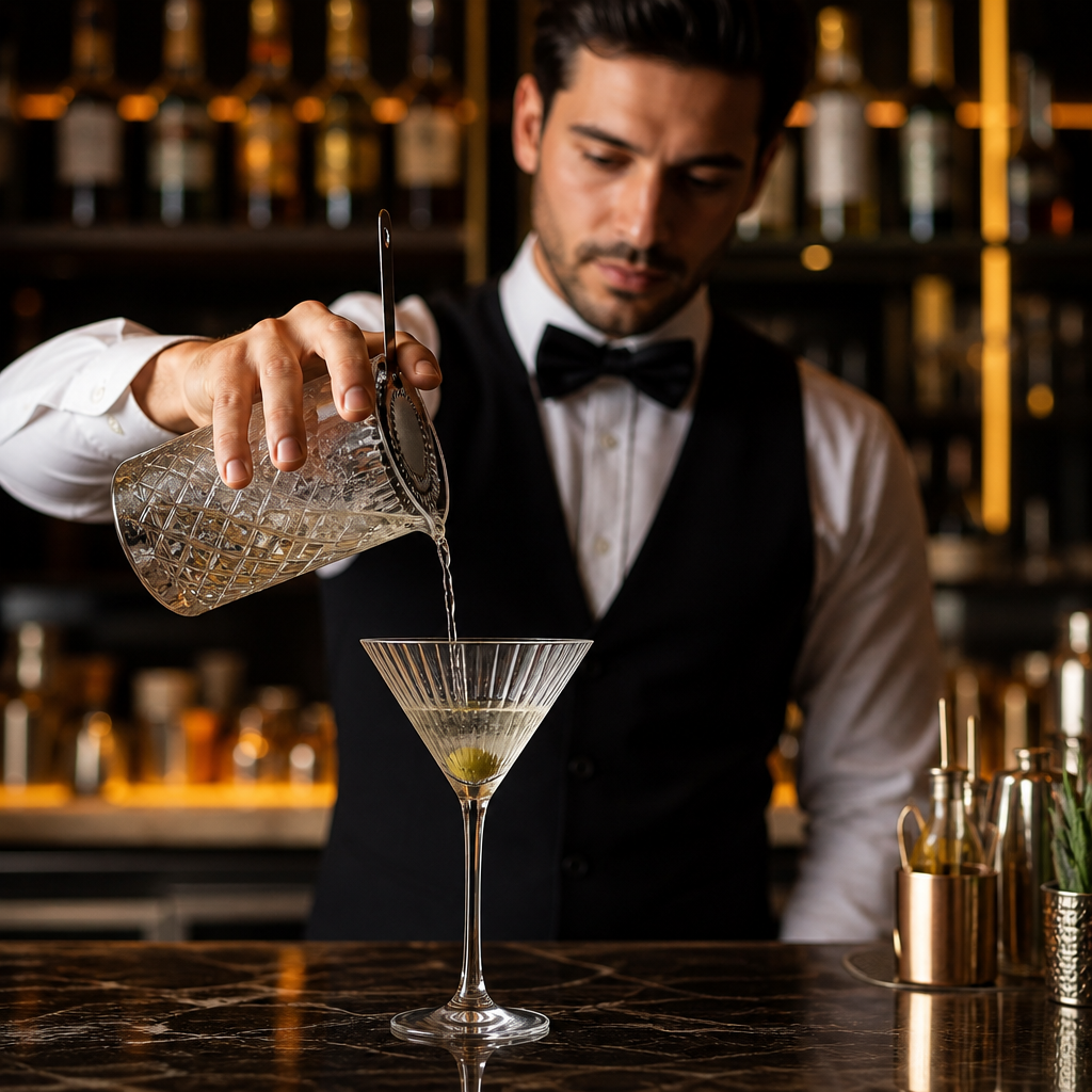Clear Glass Martini Glasses 240ml for Bars & Restaurants (Pack of 6)