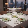 Porcelain Sage Plates 200mm for Tabletop Settings (Pack of 6)
