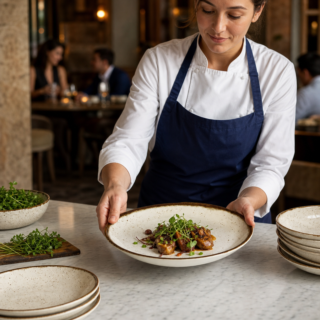 Deep Plate Rustic Charm 245mm Melamine for Catering