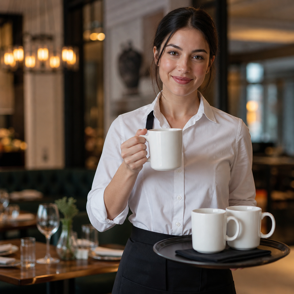 Mugs 284ml Porcelain for Catering & Hospitality (Pack of 36)