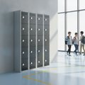 Powder Coated Steel Lockers 300mm Deep for Schools & Workplaces