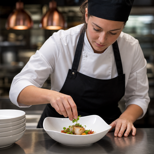 Bowls 235mm Porcelain for Professional Catering (Pack of 12)