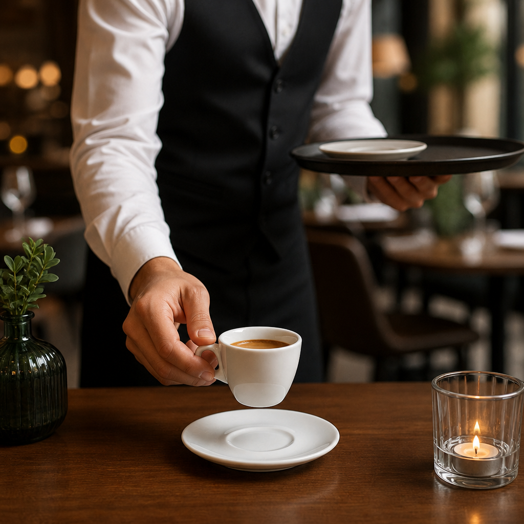 Espresso Saucers Porcelain for High Volume Banqueting (Pack of 24)