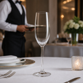 Crystal Champagne Flutes 215ml for Restaurants & Events (Pack of 6)