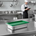 Polypropylene Seal Lid Green 1/3 GN for Food Safety (Pack of 1)