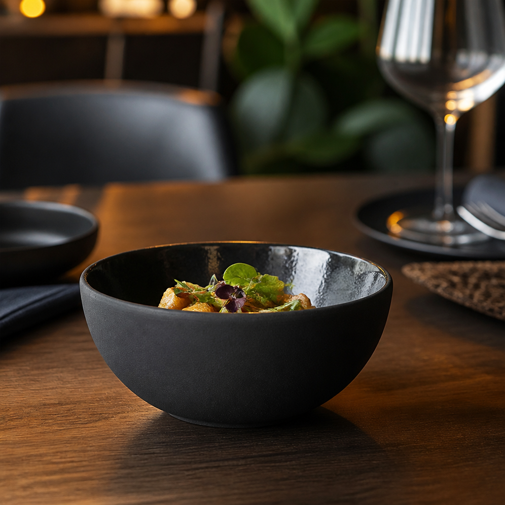 Gembrook Grey Bowls 120mm for Unique Table Settings - Pack of 36