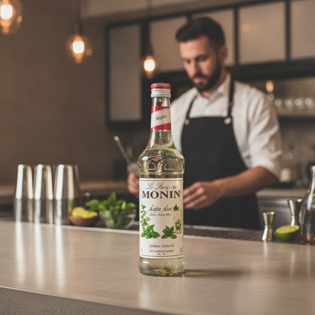 Natural Mint Syrup 700ml for Cocktails & Beverages
