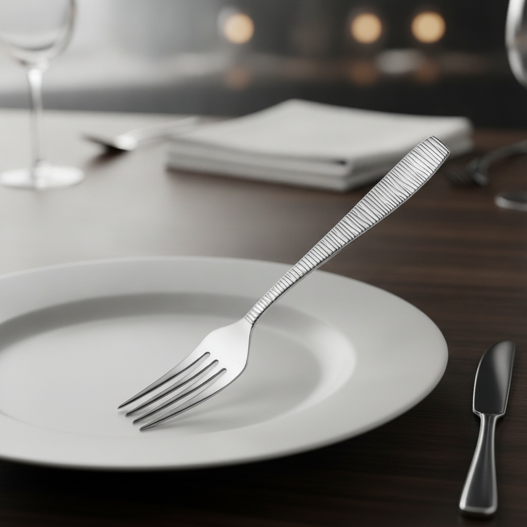 Stainless Steel Dessert Fork 182mm for Elegant Dining (Pack of 12)