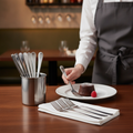 18/0 Stainless Steel Dessert Forks for Efficient Service (Pack of 12)