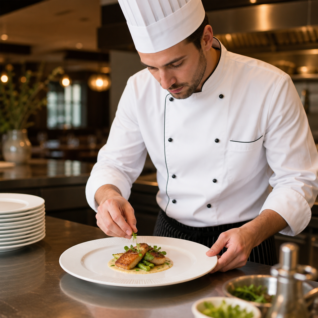 Design Presentation Plates 304mm Porcelain for Catering & Hospitality (Pack of 12)