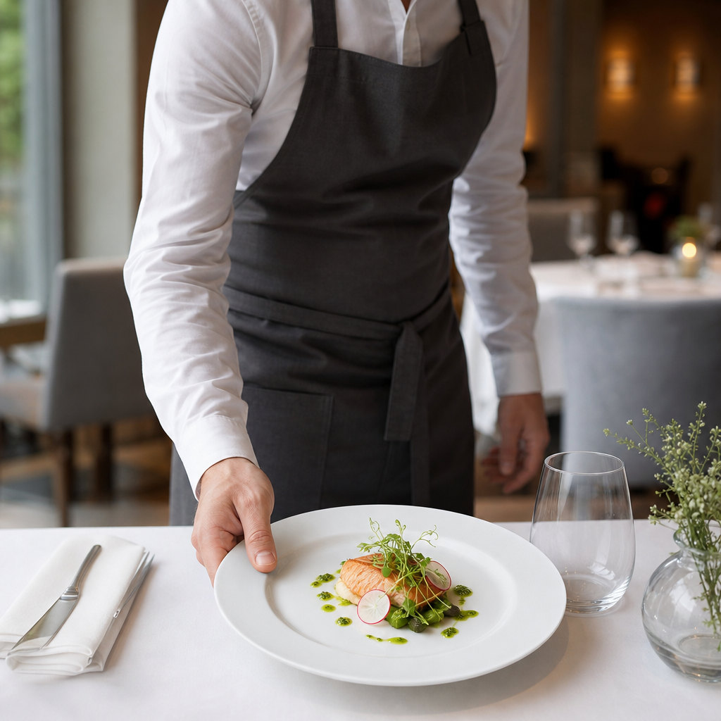 Service Plate 300mm White Porcelain for Casual Dining (Pack of 12)