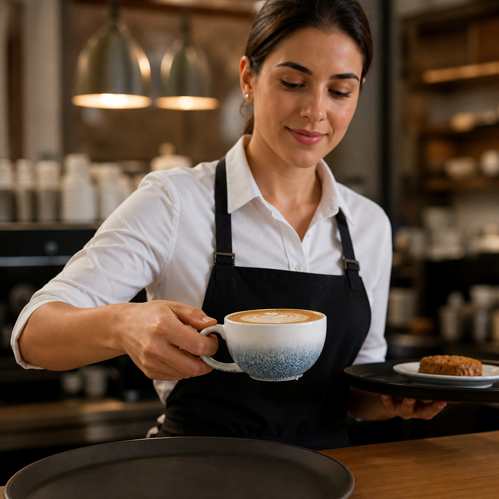 Super Vitrified Ceramic Cappuccino Cup 227ml for Cafés (Pack of 12)