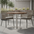 Stainless Steel Round Table Base 680mm for Indoor & Outdoor Use