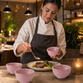 Vitrified Dipping Pots 600ml China for Modern Tabletop (Pack of 12)