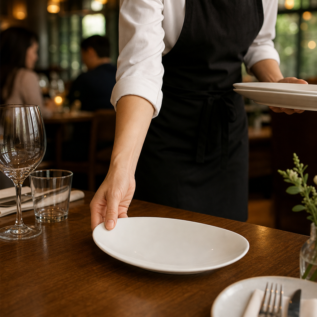 Oval Coupe Plates 270mm Porcelain for Restaurants & Bistros (Pack of 12)