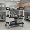 Polypropylene Mobile Trolley for Transporting Items (Pack of 1)