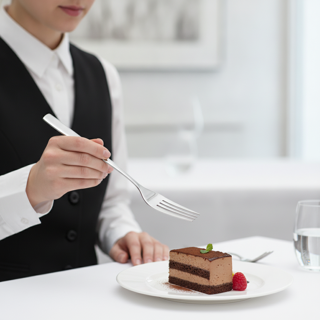 Stainless Steel Dessert Forks for Formal & Casual Dining (Pack of 12)