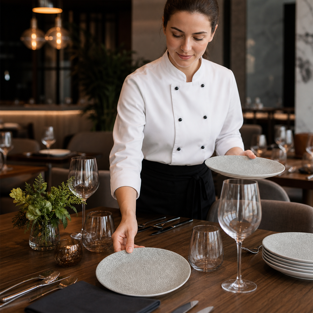 Coupe Plates 153mm Porcelain for Dining and Entertaining (Pack of 12)