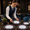 Coupe Plates 165mm Bone China for Upscale Dining (Pack of 12)