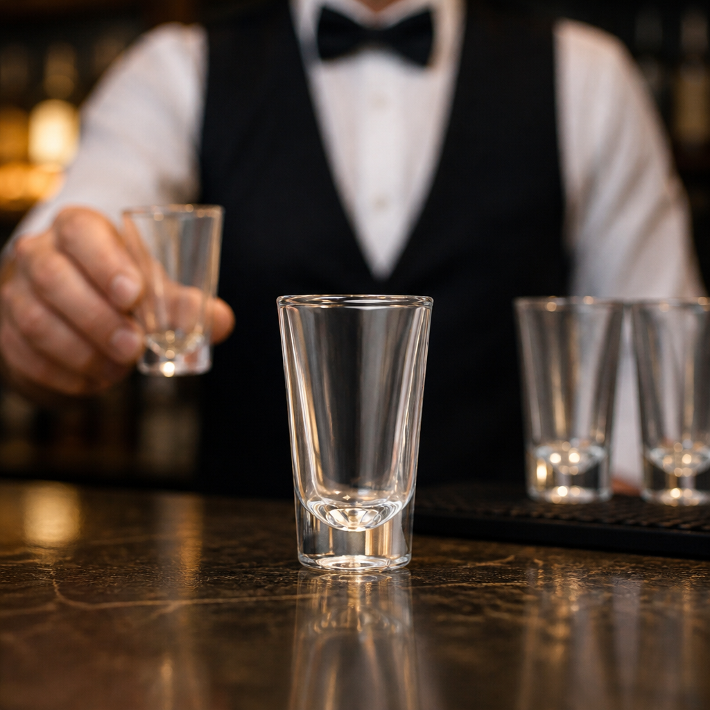 Polycarbonate Clear Shot Glasses 35ml for Outdoor Entertaining (Pack of 12)
