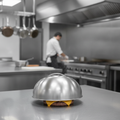 Stainless Steel Melting Dome 225mm for Cooking Efficiency