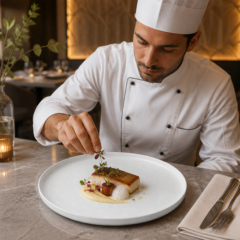 Walled Plates 260mm Vitrified Ceramic for Professional Use (Pack of 6)