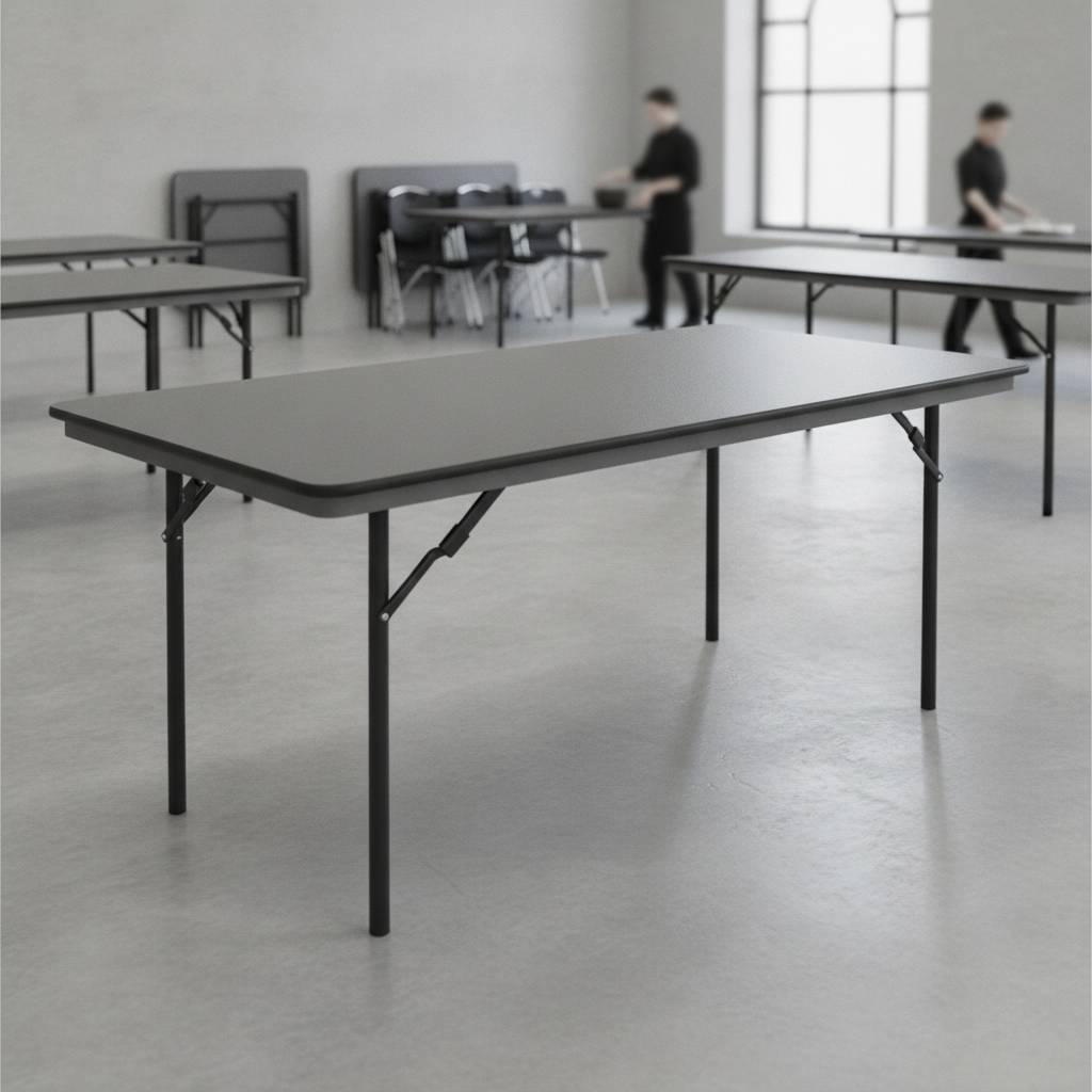 ABS Rectangular Folding Table 5ft for Indoor Use