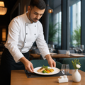 Coupe Plates 254mm White Vitrified Ceramic for Restaurants (Pack of 12)