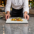 Tasting Trays 245x85mm Grey Vitrified Ceramic for Restaurants (Pack of 6)