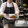 Deep Trays 260x180mm Black Vitrified Ceramic for Modern Hospitality (Pack of 6)