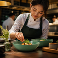 9oz Super Vitrified Porcelain Shallow Bowls for Stylish Dining