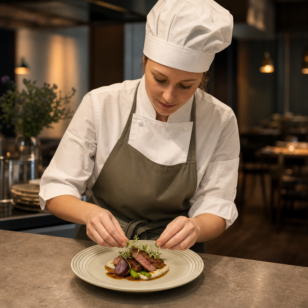 Norse Linen Plates 203mm China for Professional Dining (Pack of 12)