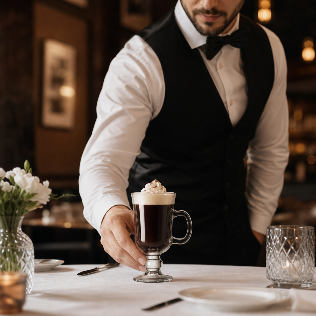 Glass Irish Coffee Glasses 230ml for Bars & Restaurants (Pack of 12)