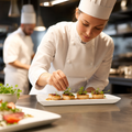 Rectangular Platters 376x140mm White Ceramic for Catering (Pack of 4)