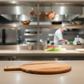Teak Wood Round Chopping Board 300mm for Food Preparation