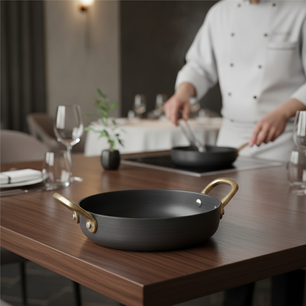 Aluminium Serving Pot 135mm for Elegant Presentations