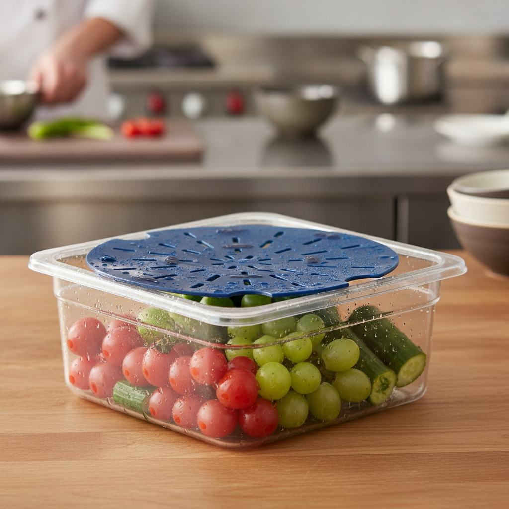 Polypropylene Drain Shelf for Fresh Produce Storage