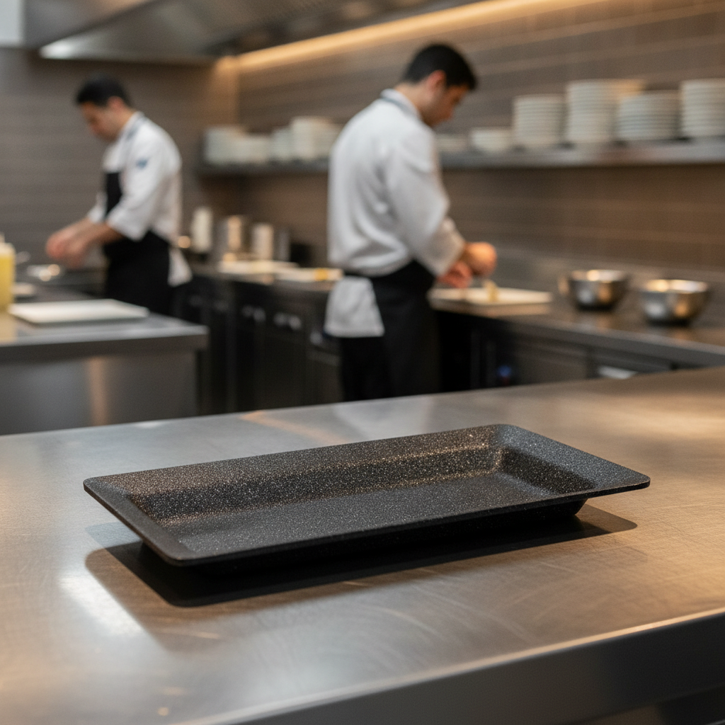 Aluminium Non-Stick Tray GN 1/3 325x176mm for Catering Displays