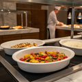 Porcelain Food Pan 7.5L for Buffet Presentations
