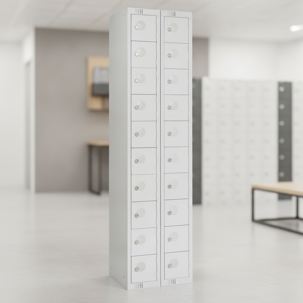 Powder Coated Steel Personal Effects Locker for Secure Storage