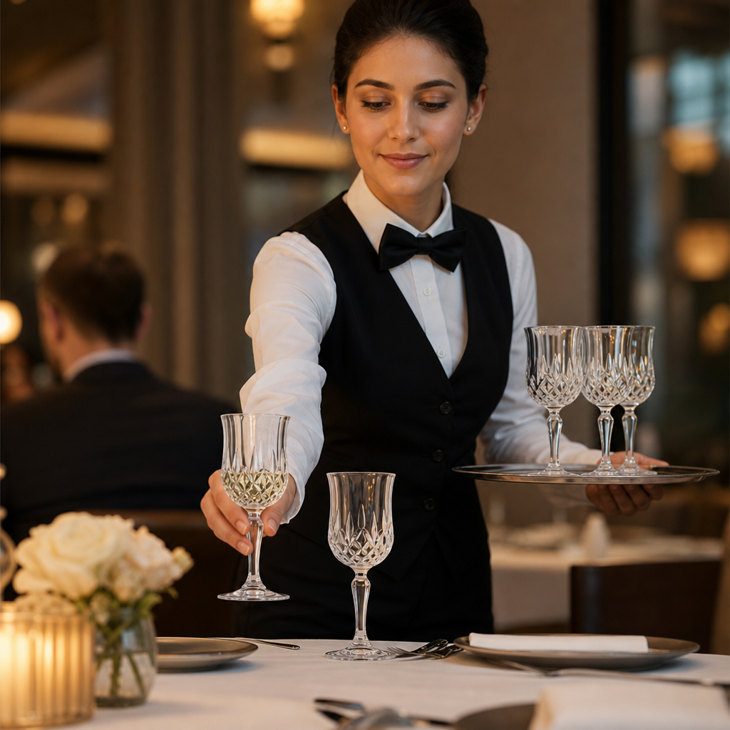 Eco-Crystal Wine Goblet 160ml for Elegant Dining (Pack of 12)