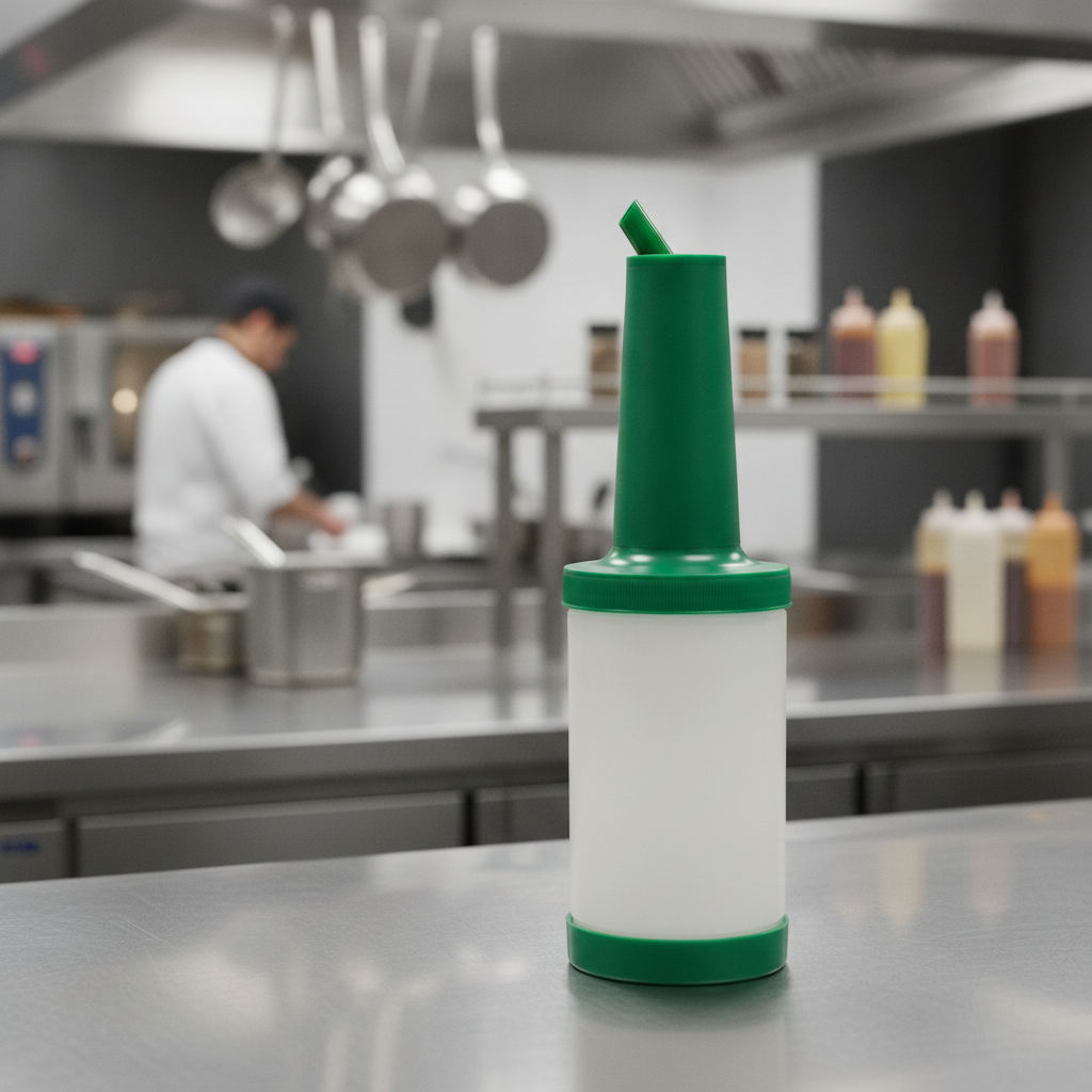 Plastic Save & Pour Professional Bottle 946ml for Easy Pouring