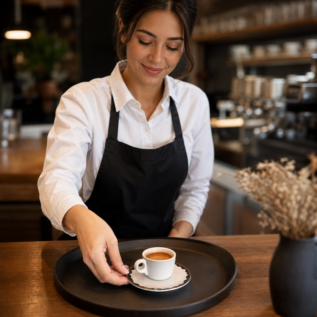 Espresso Saucers 114mm Porcelain for Coffee Shops (Pack of 12)