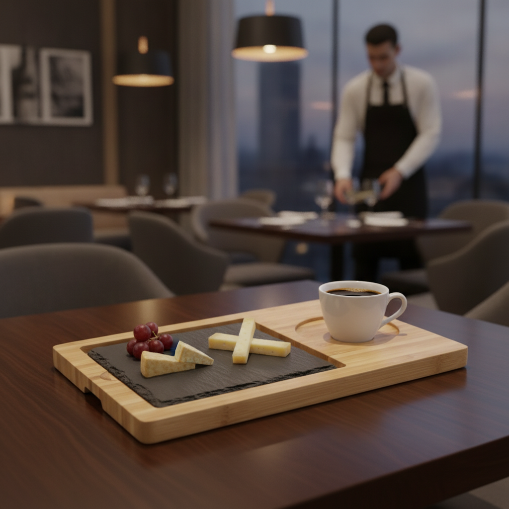 Wooden Base 160x240mm for Rectangular Slate Platters