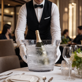 Polycarbonate Wave Design Cooler Bucket 440mm for Table Service (Pack of 12)