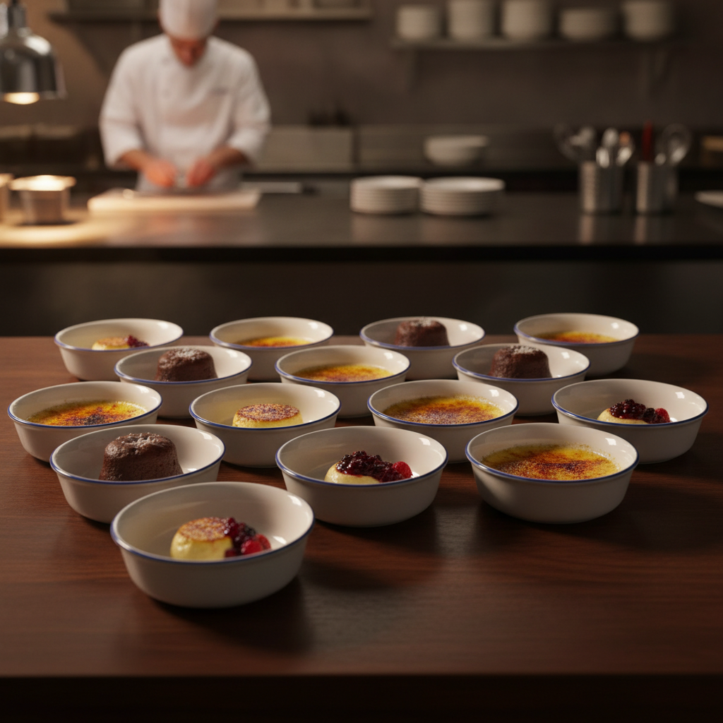 Super Vitrified Ceramic Large Ramekins 90mm for Catering (Pack of 24)