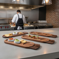 Wooden Serving Board 480mm for Sharing Starters (Pack of 4)