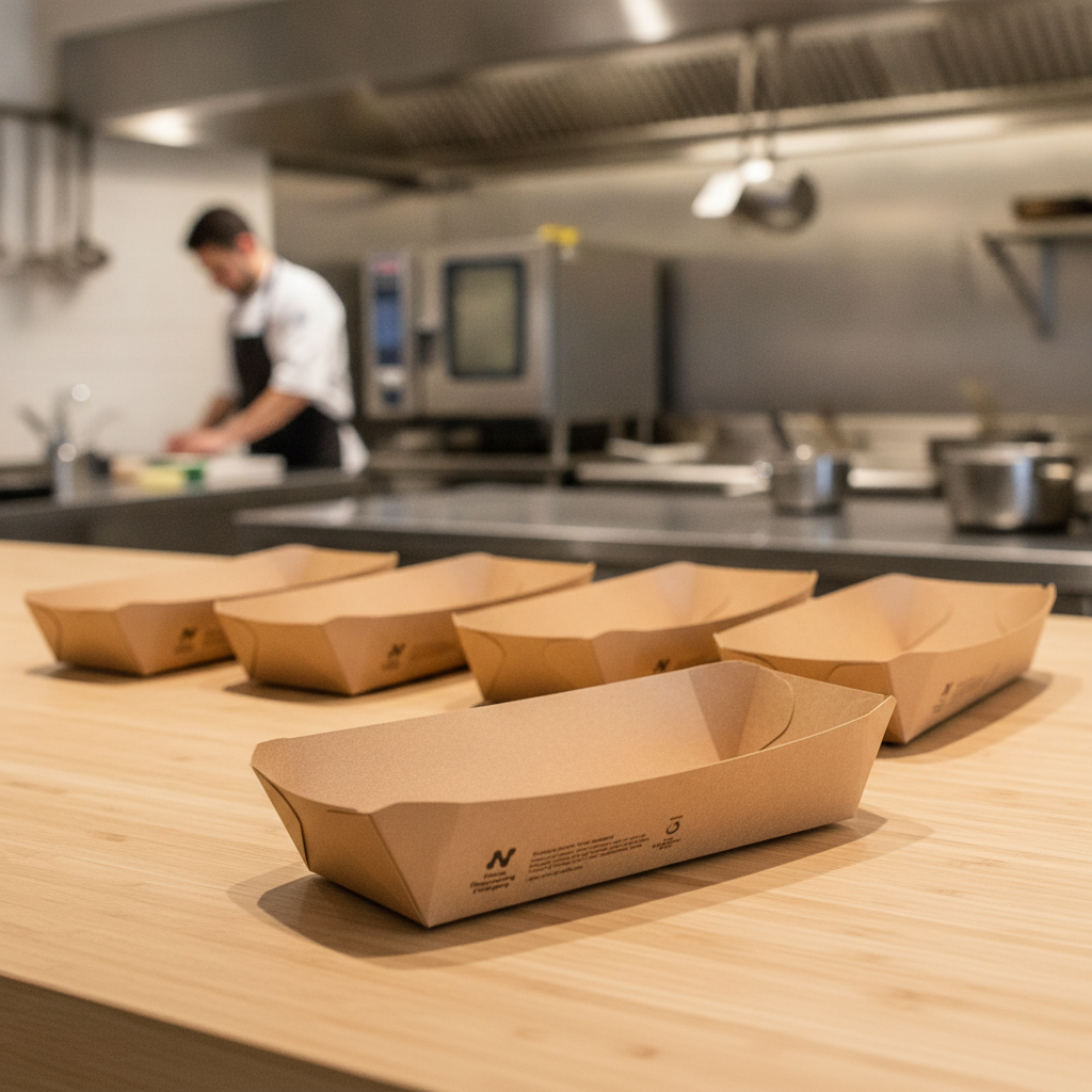 Paperboard Deep Trays 10"x6" for Takeaway Food (Pack of 340)