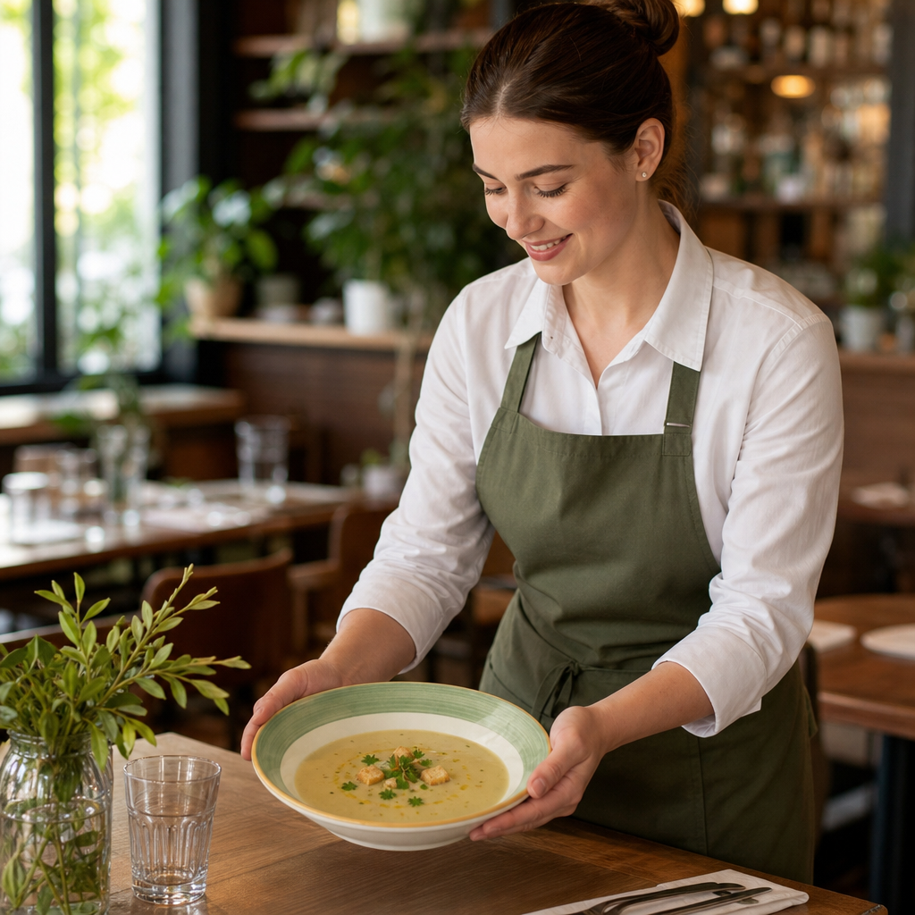 Soup Plates 215mm Porcelain for Cafés & Restaurants (Pack of 24)